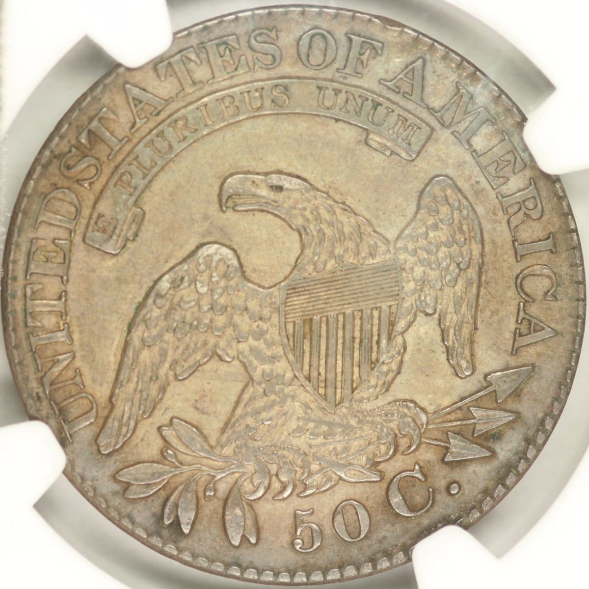 1828-Dark-Toned-Capped-Bust-Half-Dollar---Overton-118-R3